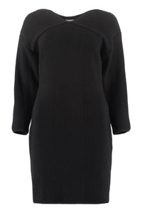 Helome canneté knit dress